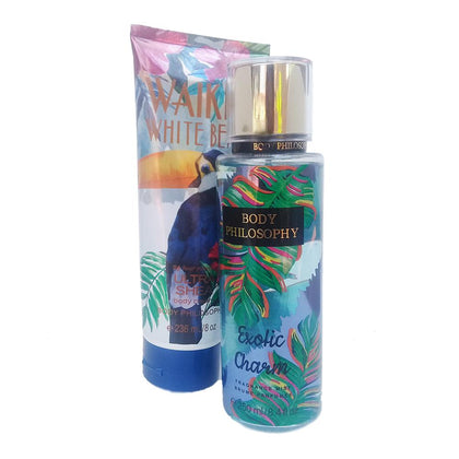 COMBO BODY PHILOSOPHY EXOTIC CHARM (LOCION CORPORAL + SPLASH)