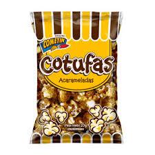 COTUFA ACARAMELADA BOLSA 20GR 12 UNIDADES COMETIN