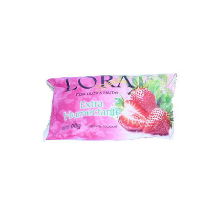 JABON DE BAÑO LORA 90 G. FRESA