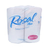 PAPEL HIGIENICO ROSAL DE 300 HOJAS 4 ROLLOS