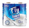PAPEL HIGIENICO FLY 4 ROLLOS AZUL