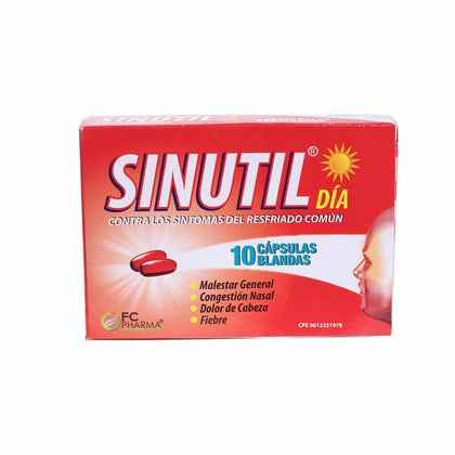SINUTIL DIA 10 CÁPSULAS BLANDAS