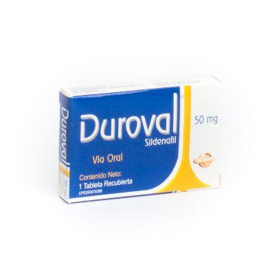 DUROVAL 50MG 1 TABLETA RECUBIERTA