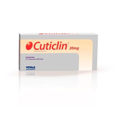 CUTICLIN 20MG 30 CÁPSULAS BLANDAS